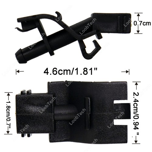 Spray Wiper Nozzle For Mitsubishi Outlander 2Pcs Front Windshield Washer Jet - 第 6/13 張圖片