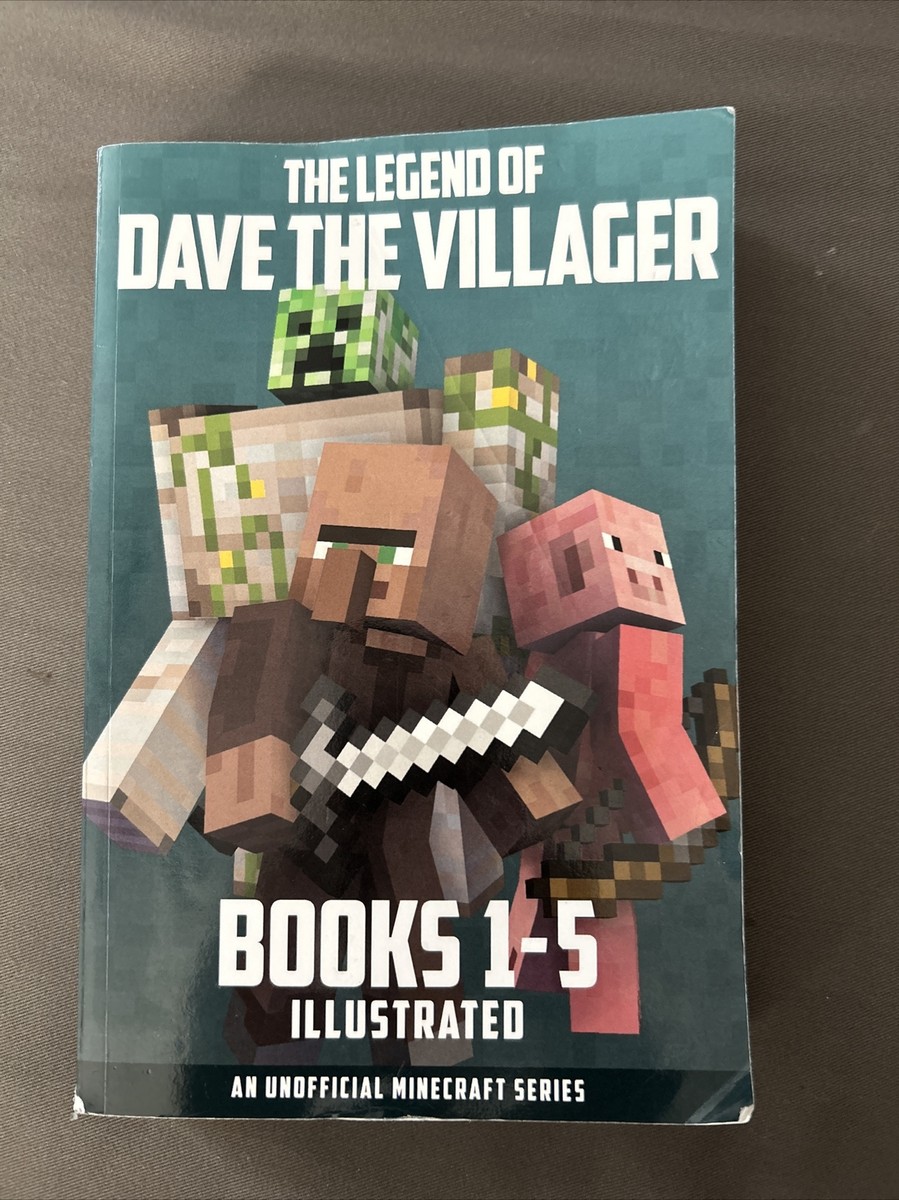 Minecraft Books 1-5, The Legend of Dave the Villager | eBay