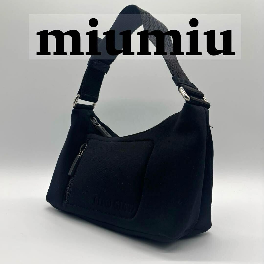 miu miu Archive 90s Mini Handbag Hobo Black used shoulder miu miu Archive 90s Mini Handbag Hobo Black used shoulder