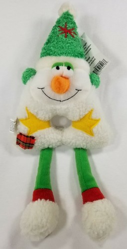 Festive Friends Holiday Christmas Squeaker Santa Snowman Reindeer dog toy B16 - Picture 3 of 4