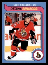 2008-09 O-Pee-Chee 1979-80 Retro #394 Nick Foligno Ottawa Senators