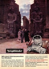 3w22467/ Alte Reklame aus 1965 &ndash; VOIGTL&Auml;NDER Kameras