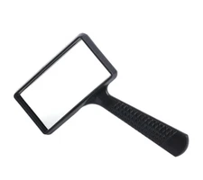 100x50mm Rectangle Handheld Reading Magnifying Glass 5X HD Real Glass Magnifier