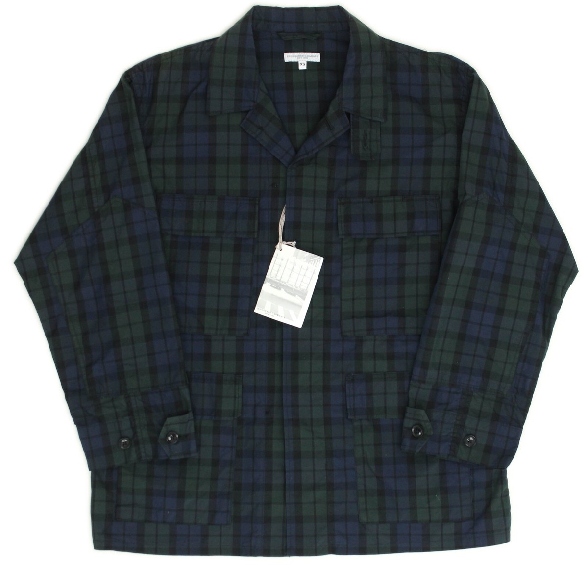 Engineered Garments S/S 20 Blackwatch Plaid Nyco Cloth BDU Jacket 
