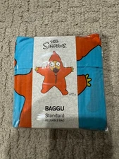 BAGGU The Simpsons Maggie Baggu Standard Blue Reuseable Bag NWT HTF Rare
