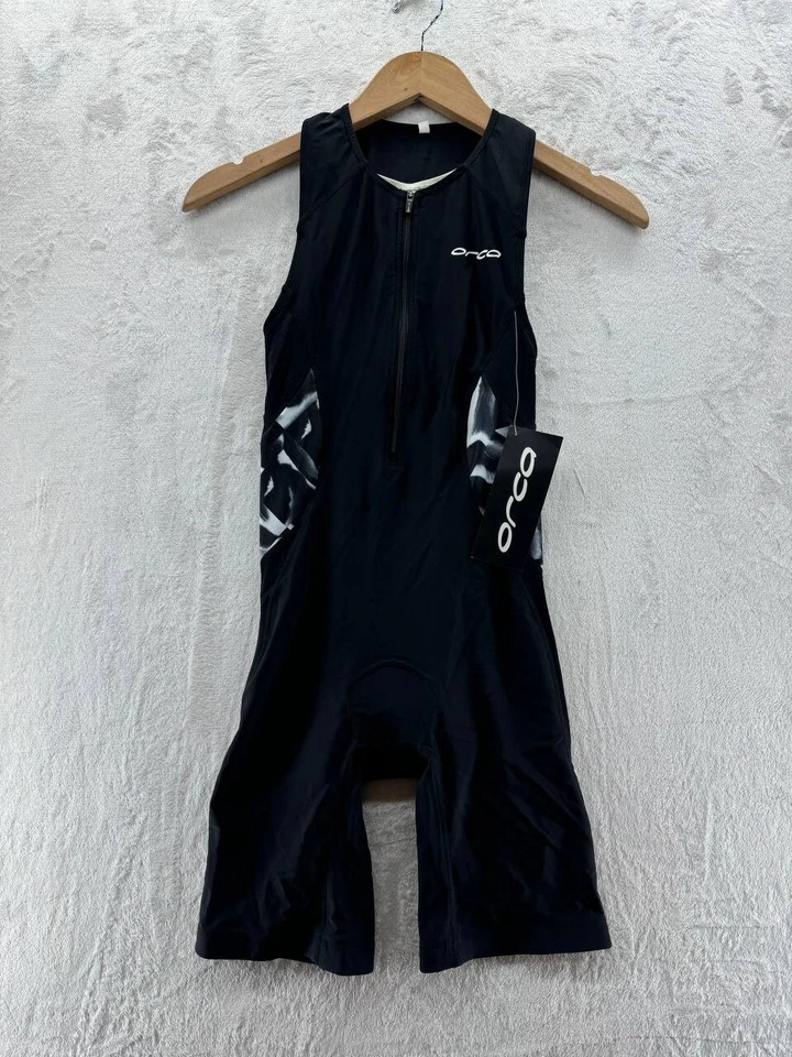 NUEVO - Kit de ciclismo negro ORCA para mujer Traje de triatlón Tri Traje de piel | Talla: 10 Foto 3 de 4