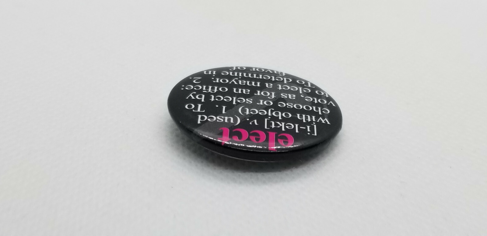 Black White Statement Pin Elect Definition Politi… - image 5