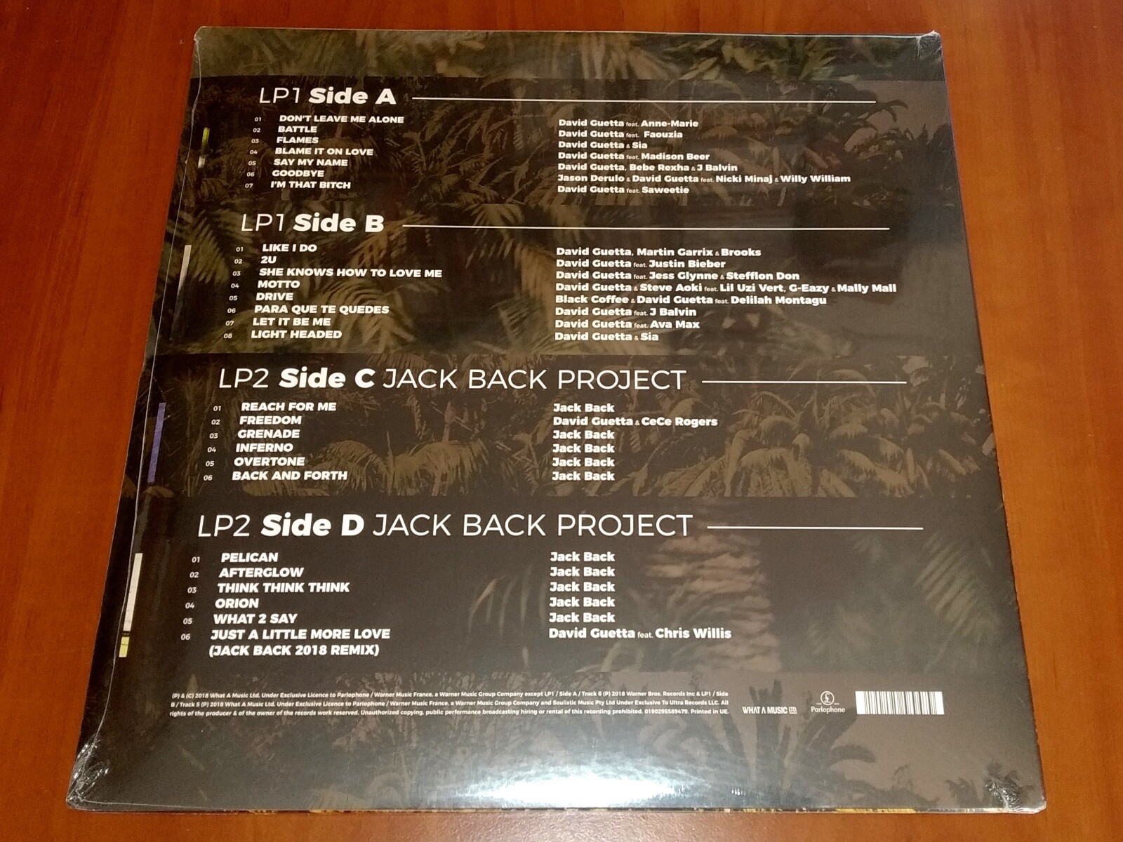 DAVID GUETTA 7 ALBUM 2x LP *RARE* 2018 EU PARLOPHONE VINYL 1st PRESSING ...