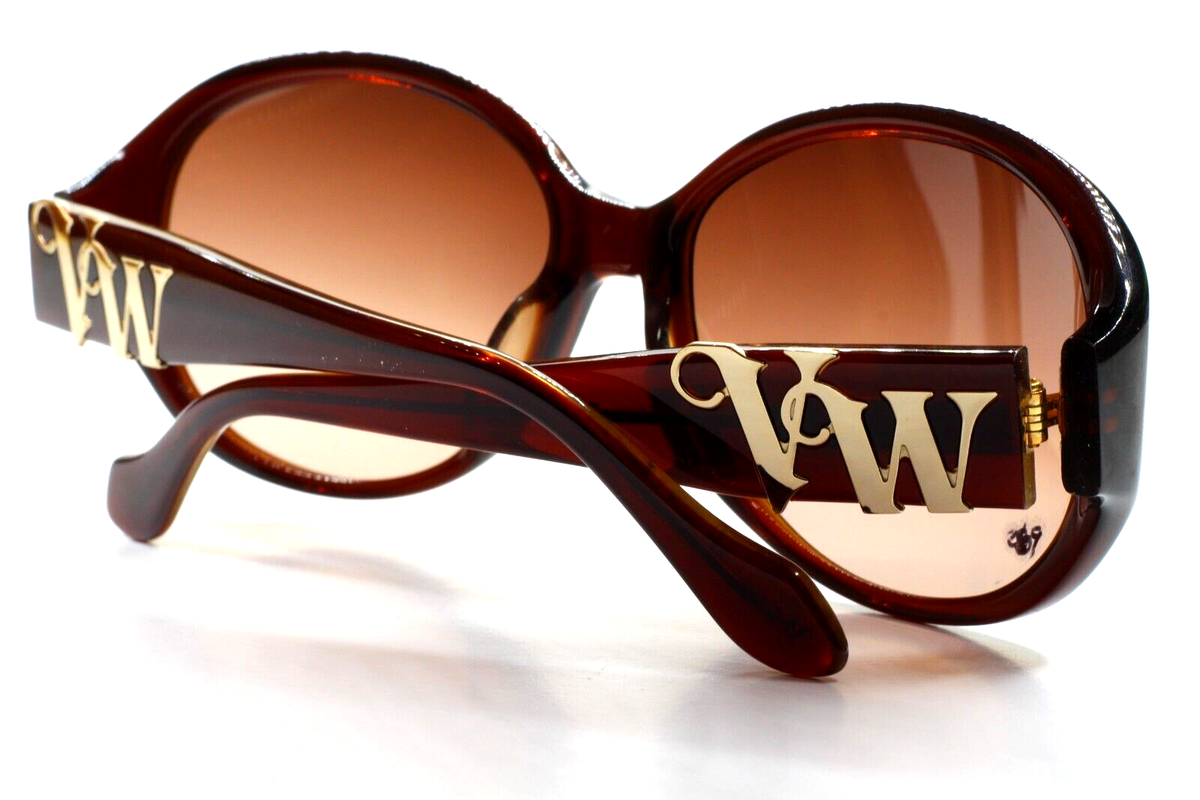 Vivienne Westwood VW75806 Brown Gold Acetate Italy Luxury