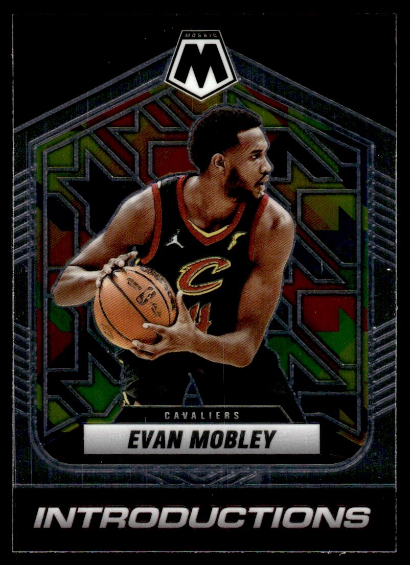 2021-22 Panini Mosaic Introductions Evan Mobley Cleveland Cavaliers #2