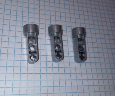 3 Pearl  Light  Gray Lego 41681 Technic Rotation Joint Socket 3L thick Liftarm