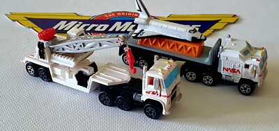 Micro Machines Galoob Semi Truck Space Team Nasa Ultra Rar