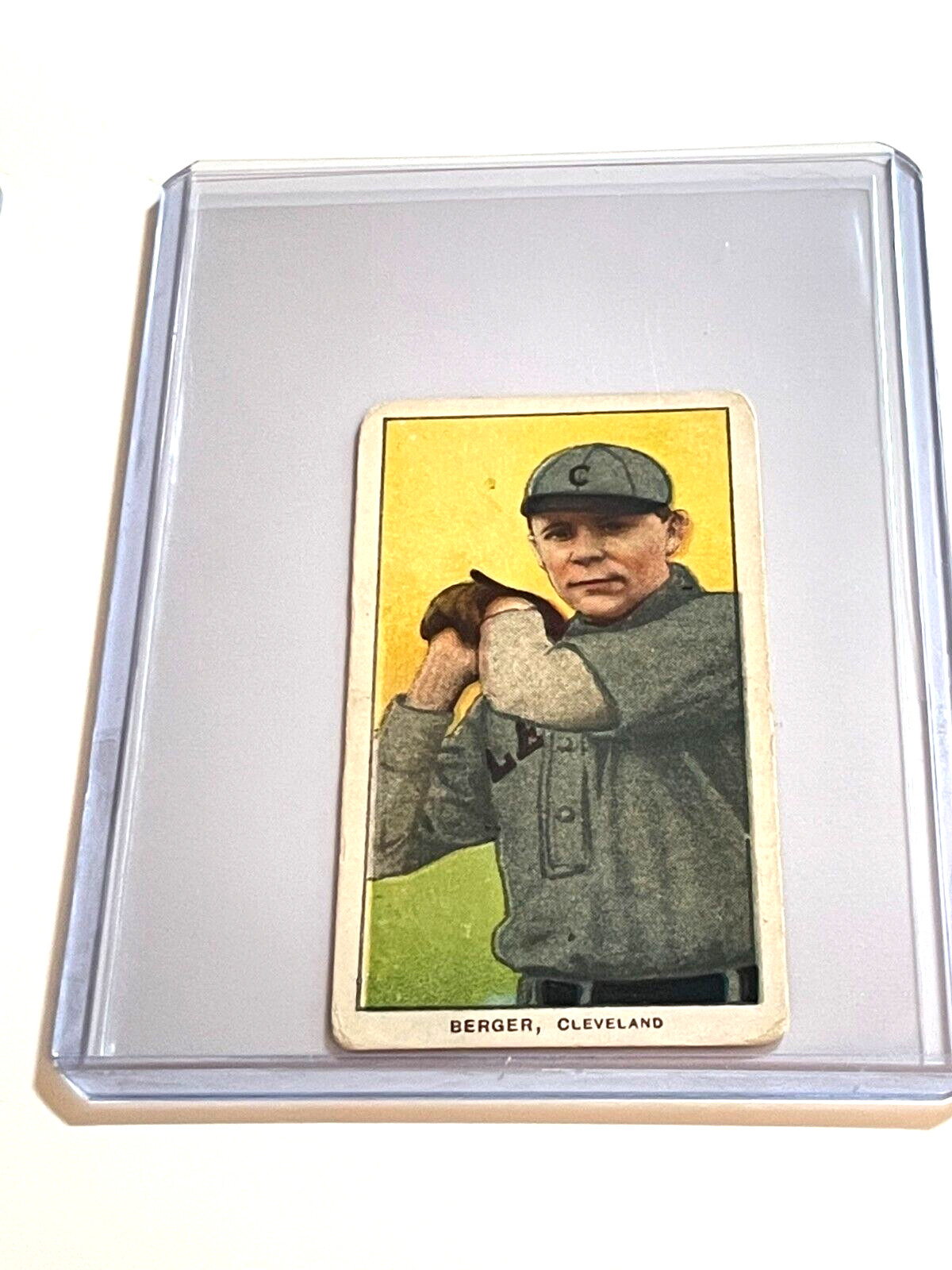 1909-11 T206 / Heinie Berger / Cleveland / Sweet Caporal 350 Card