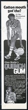 1978 Meadowlark Lemon photo Mueller's Quench chewing gum vintage print ad