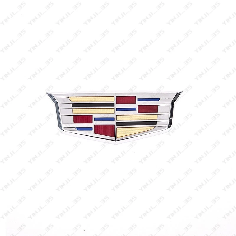2PCS Silver Color Cadillac Logo Car Front&Rear Badge Emblem for XTS CT6 XT5 ATS - Image 2 of 4