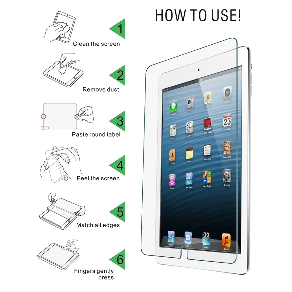 Anti-Glare/Shatter Matte Screen Protector Films for iPad 9.7/10.5/10.9/12.9/8.3 - Image 4 of 4