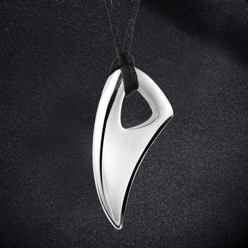 Wolf Fang Necklace Lovers Man Teeth Adjustable Chain Men's Pendant - Picture 4 of 4