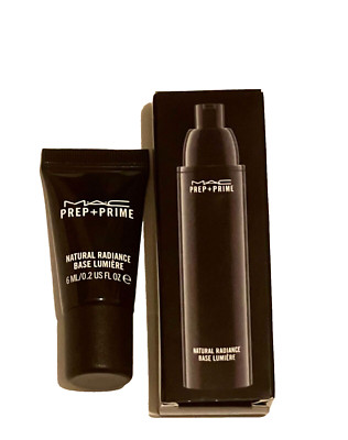 MAC Prep + Prime Natural Radiance Base RADIANT YELLOW 0.2 Fl Oz / 6mL   NIB