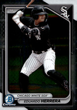 2024 Bowman Draft Chrome - #BDC-179 Eduardo Herrera White Sox