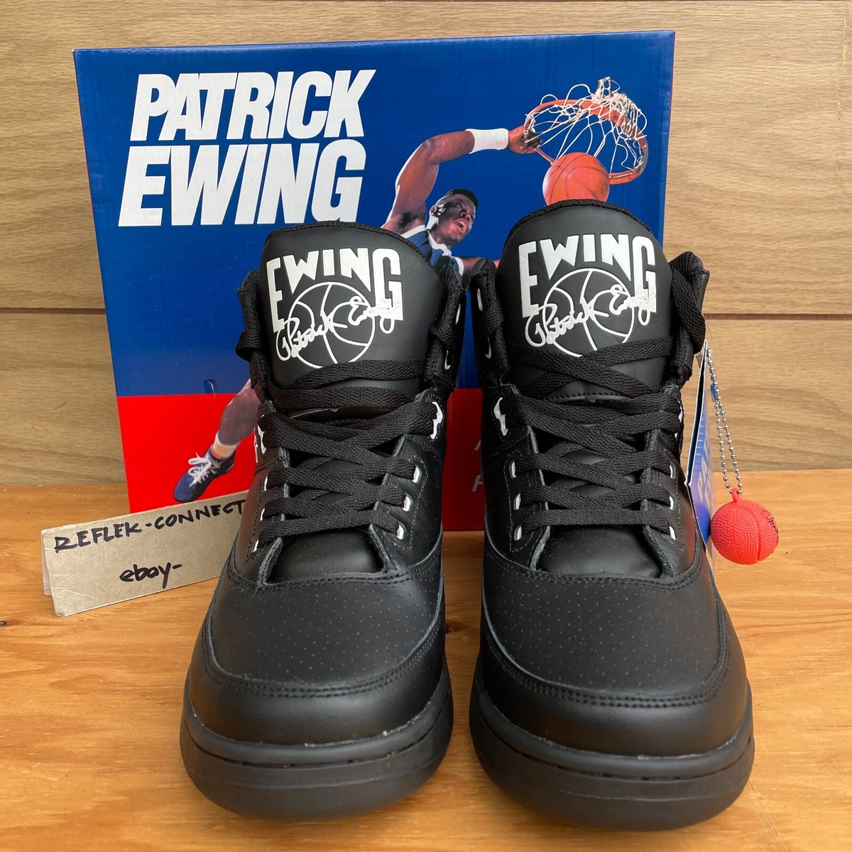 NEW PATRICK EWING 33 HI top black white 10.5 OG 1VB90014 011