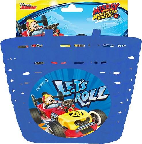 Cestino Disney Mickey Mouse Para Bicicleta De Niño, En Plástico De Color Azul - Imagen 2 de 2