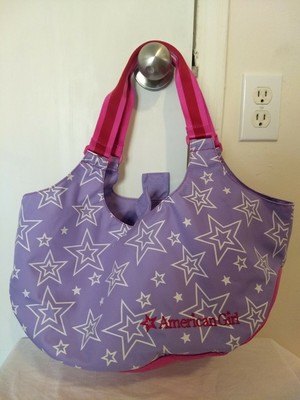 american girl two doll tote
