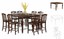 9 pc counter height table set-square gathering tablealong with 8 kitchen counter