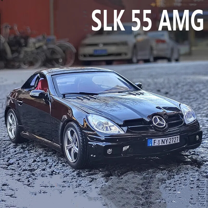 1:18 Diecast Alloy Mercedes Benz SLK 55 AMG Car Model Toy