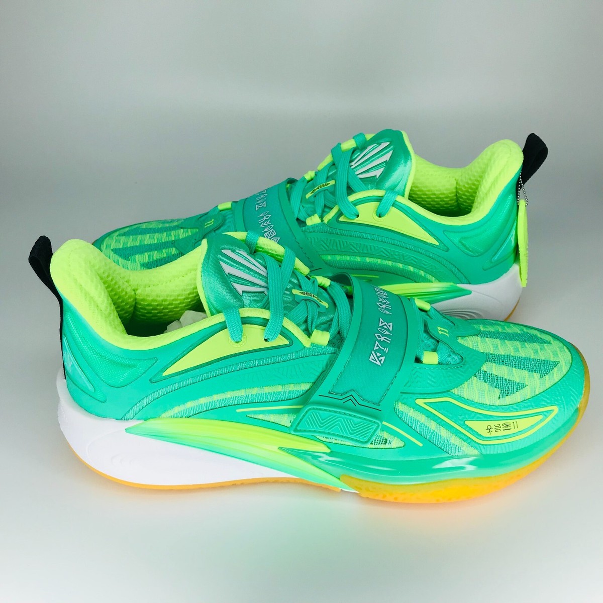 Anta Kai 1 Green Grails Basketball Sneakers Men's 14