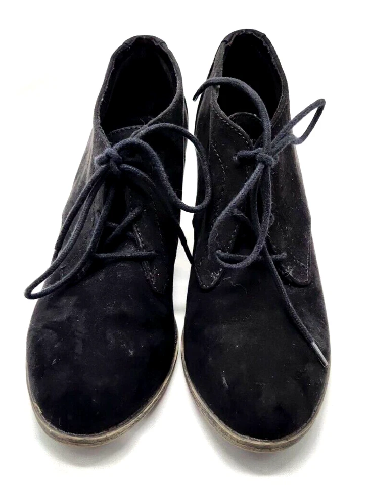 ROCKET DOG 西部钢带靴子黑色麂皮绒 8.5 码 — 第 2/4 张图片