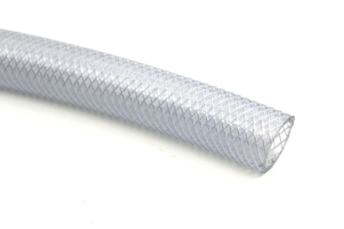 13mm 1/2" 1 METRE Clear Braided PVC Flexible Tubing Food Grade Pipe Reinforced Vinyl Water Hose Tube Made In England - PENTECH Moulding CO LTD - Foto 3