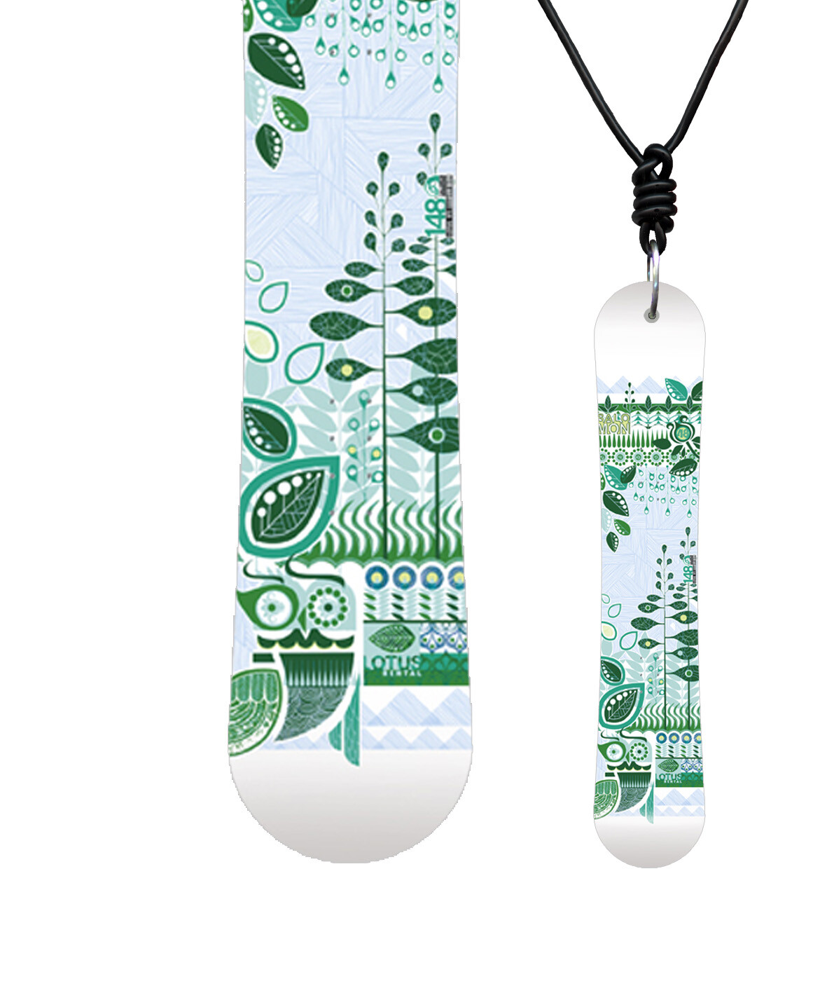 SALOMON Lotus rental 148 11 12 MINIBOARD CLASSIC + confezione regalo X14