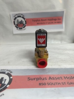 GEM-SOL,GEM-B-32,SOLENOID VALVE 24V 60HZ 8W PRE-OWNED