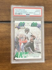 2023 Prestige Lamar Jackson Any Given Sunday Green /175 Psa 10 Pop 1