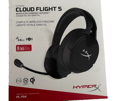 HyperX Cloud Flight S - Wireless Gaming Headset, 7.1 Surround Sound, 30 Hour