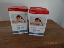 Canon Selphy CP 4x6 Color Ink Paper Set KP-108IN 108 Sheets 3 Ink Cart Sealed X2
