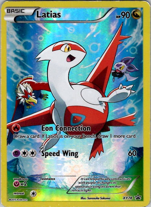 Latias (Full Art Promo) XY Promos XY78 Holo MP
