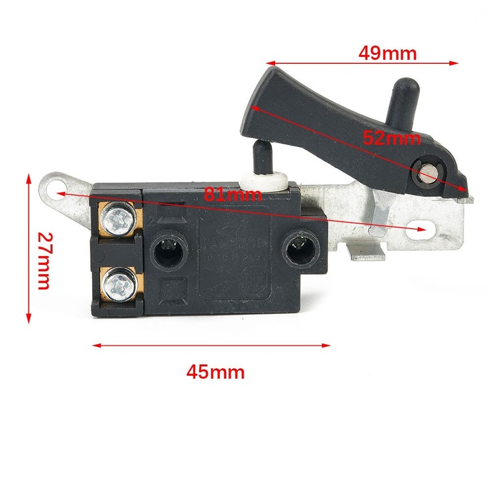 250V/10A Speed Control Switch Trigger Switch Plastic+Metal Replacement ...