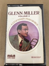 Glenn Miller Volume 2 A Legendary Performer Cassette Tape Audio Music RCA 1977