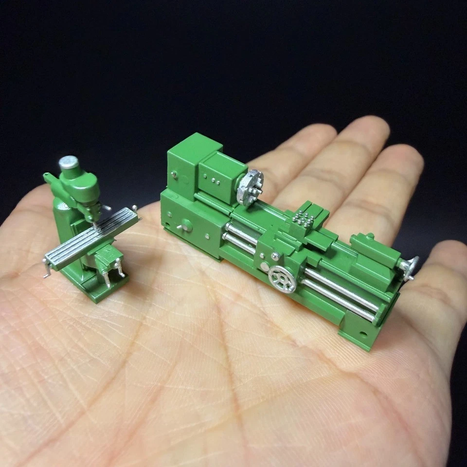 Diorama 1/64 Torno de Garaje Banco Tornillo Reparación Taller Herramientas Escena Pantalla Accesorios Foto 4 de 4