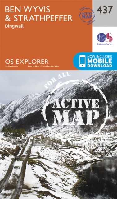 Ben Wyvis & Strathpeffer Map  Weatherproof by Ordnance Survey (Map 2015) - Image 3
