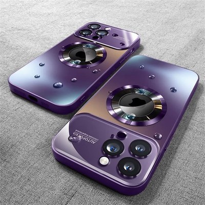 Titan-Optik MagSafe Hülle für iPhone 17 16 15 14 13 12 11 Pro Max Plus Air Case