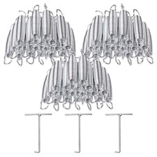 60Pcs 5.5" Trampoline Springs Heavy Duty Galvanized Steel Replacement Spring Kit