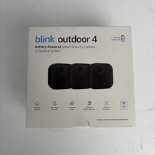 New 2024 Blink Outdoor 4 4th Gen 3 Camera Wireless HD Home Security System