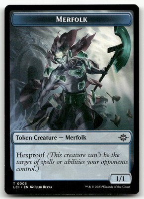 Map // Merfolk (0005) Double-Sided Token #17 // 5 NM Lost Caverns of Ixalan