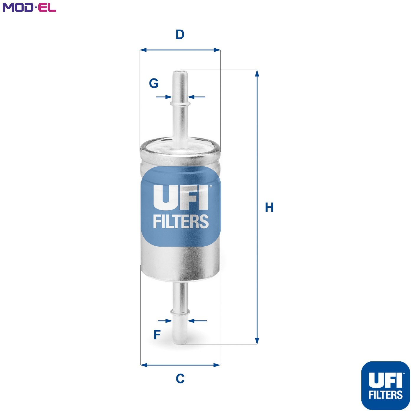 UFI Fuel Filter FIAT,HONDA,ALFA ROMEO 31.740.03 51817983 - Image 4