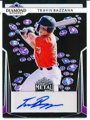 2023 LEAF METAL TRAVIS BAZZANA *DIAMOND WONDERS AUTO /6  GUARDIANS