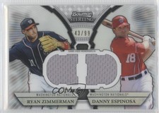 2011 Bowman Sterling Refractor 43/99 Ryan Zimmerman Danny Espinosa #DRB-ZE 0w7