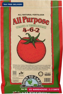 Down To Earth All Natural Fertilizers Organic All Purpose Tomato & Vegetable Mix