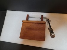 Vintage Scandinavian Wooden Cheese Cutter Board - Wire Cutter - Kitchenalia 
